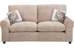 HOME Tabitha Large Fabric Sofa - Mink